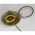 brosa-pandant victorian " locket" rolled gold. cca 1870 Marea Britanie